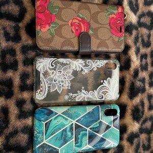 Bundle of three phone cases for iPhone XR